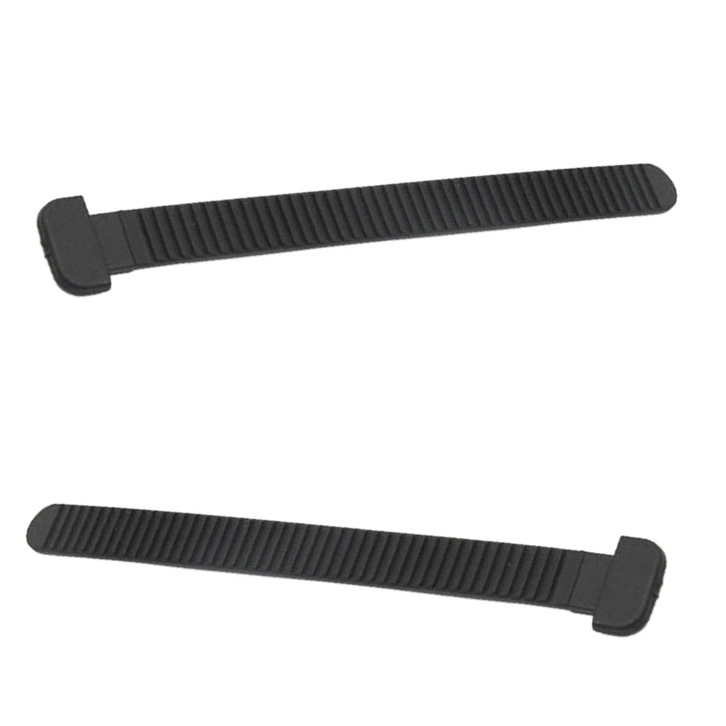 

MagiDeal 2pcs Inline Skating Strap Belt Kit Boot Shoes T Shape Parts use with buckle Inline Skating Buckle Strap