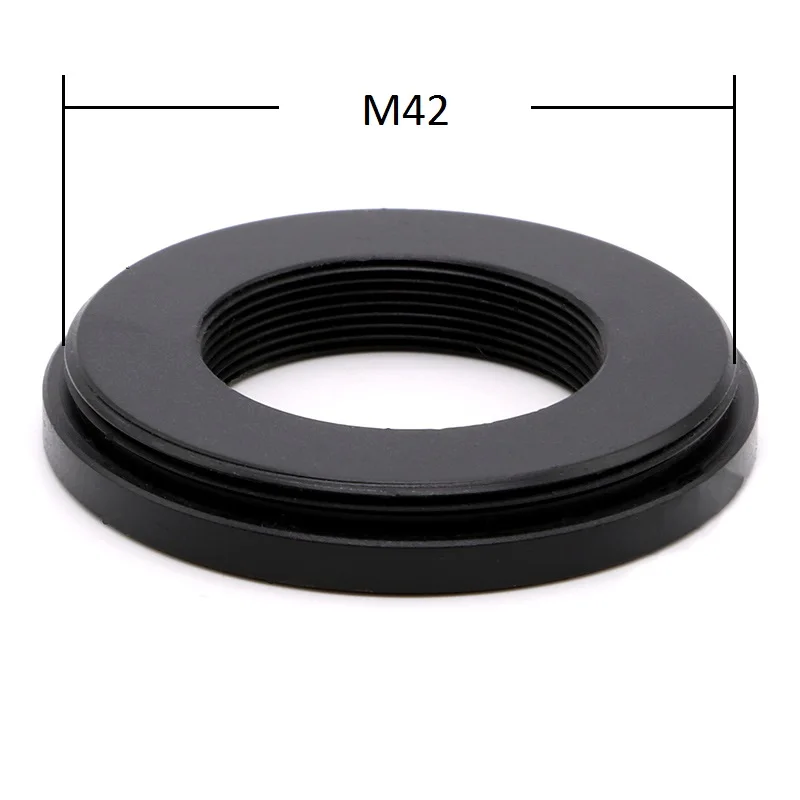 M42x0.75 to C-mount Adapter Ring for Microscope C Mount Lens Connect SLR Digital Camera Photograph M42 Outer Thread to M25.4