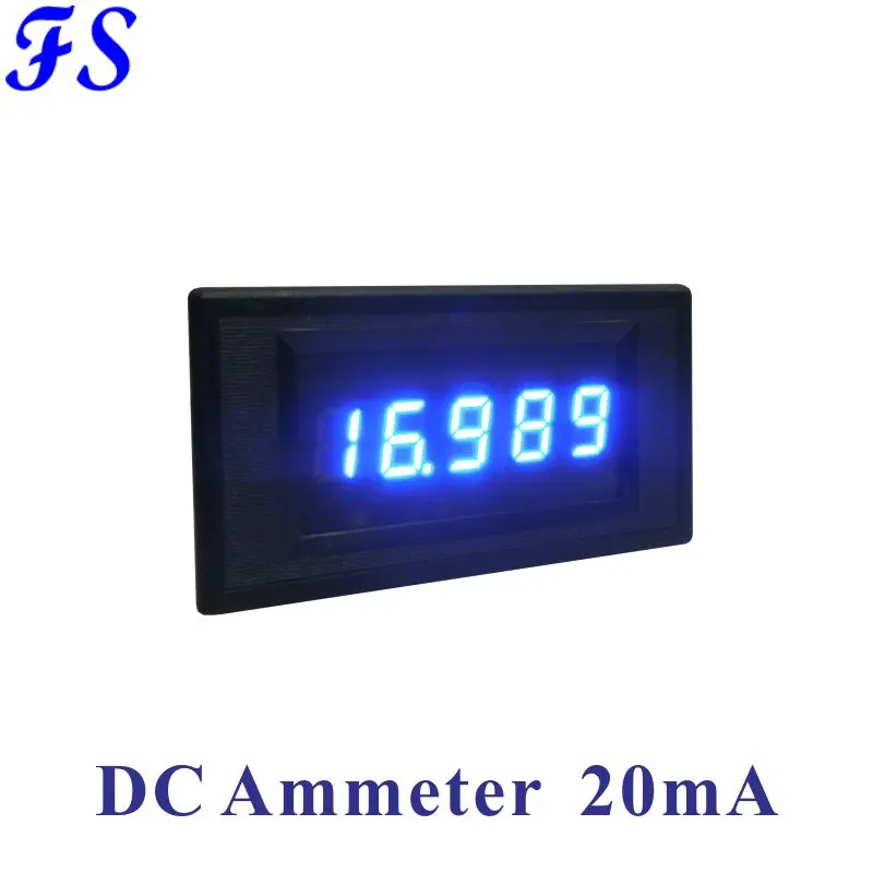 Dc 20ma Ammeter Dc Current Meter 0.4'' Led Digital Ampere Meter Dc