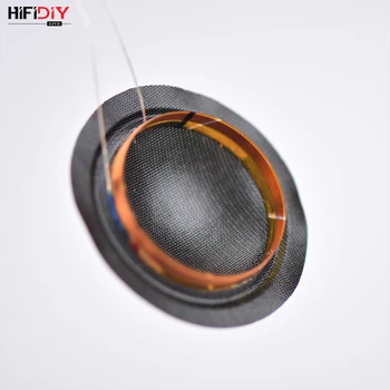 

HIFIDIY LIVE 1 inch 25.4mm 25.5mm Tweeters Voice Coil black Silk Membrane Treble Speaker Repair accessories DIY Parts 6 ohm 15W