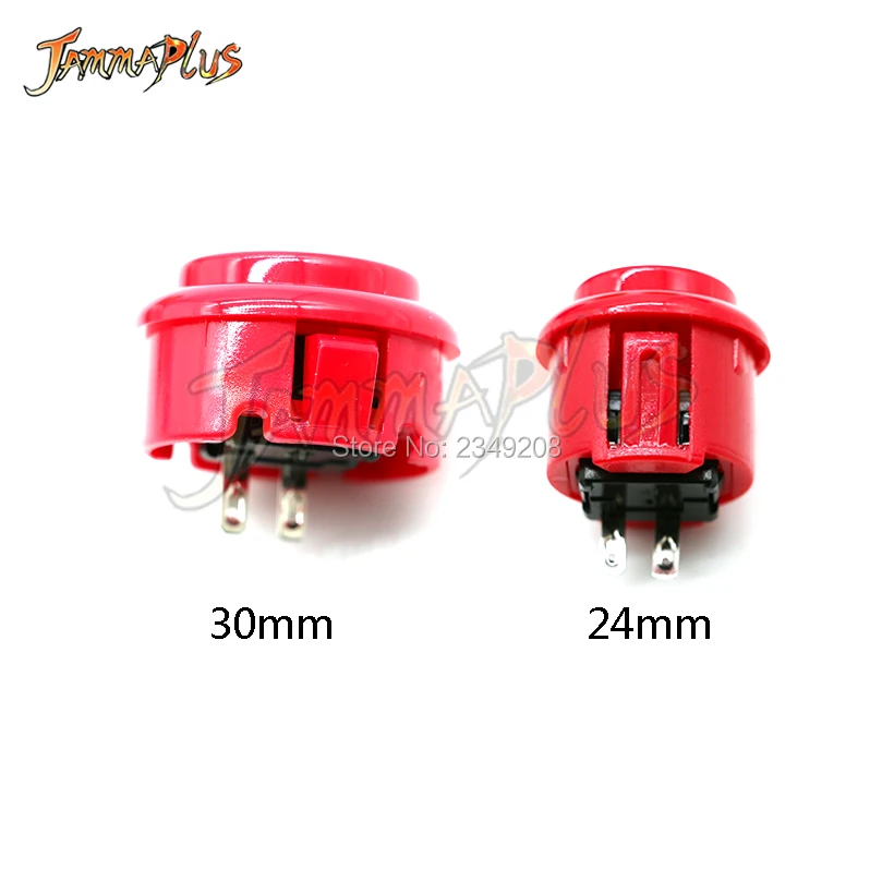 

1pcs 24mm/30mm Arcade Push Button Short Button Start Button Switch For DIY Arcade Joystick Controller Jamma Mame 7 Colors
