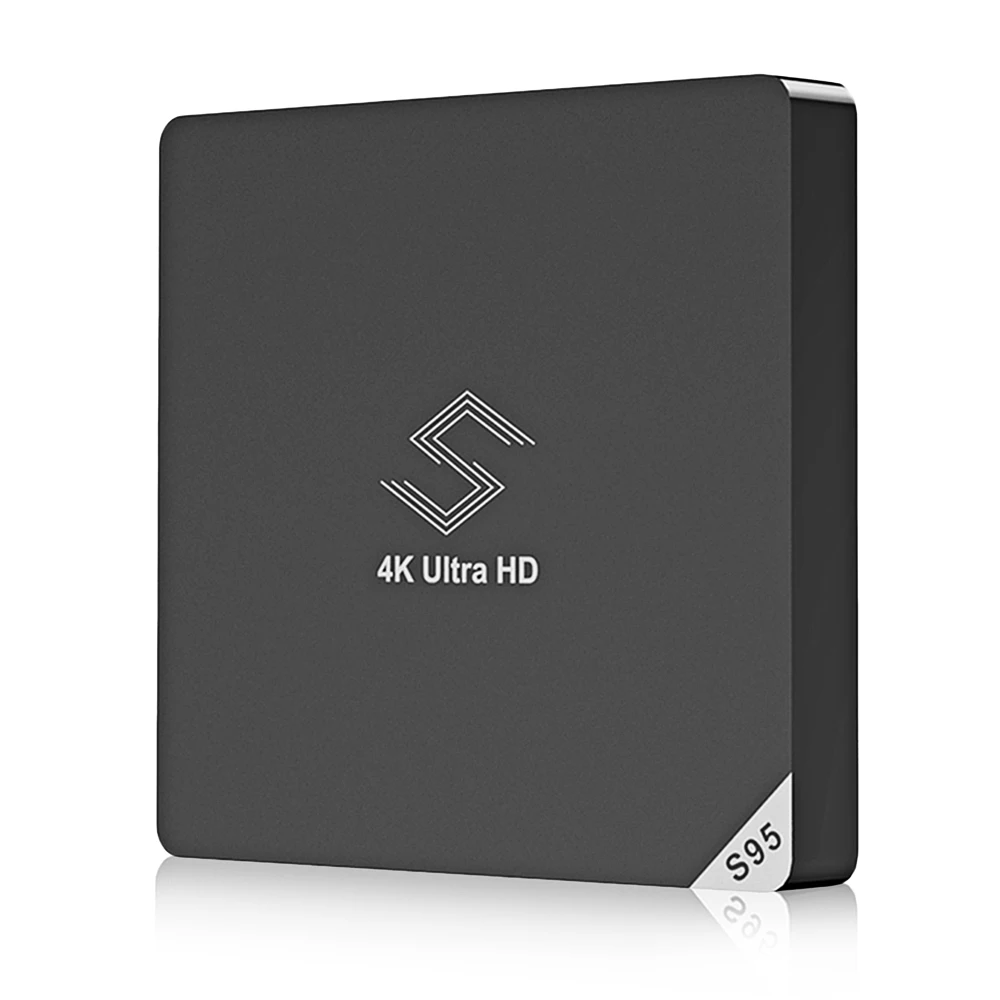 S95 S905XII Android 8,1 4 K HD TV box Max, 4 Гб оперативной памяти, 32 Гб встроенной памяти, медиа-проигрыватель WI-FI Bluetooth 4,0 для приставки Android Smart Декодер каналов кабельного телевидения