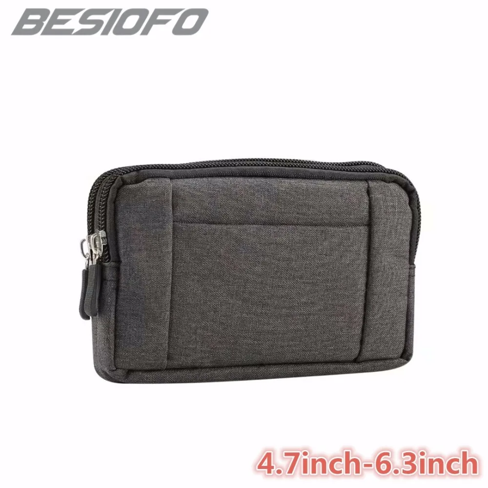 

Phone Bag Case For Samsung Galaxy A3 A5 A6 A7 A8 A9 2018 A10 Double Pockets Denim Fabric Bag Hook Loop With Belt Pouch Holster