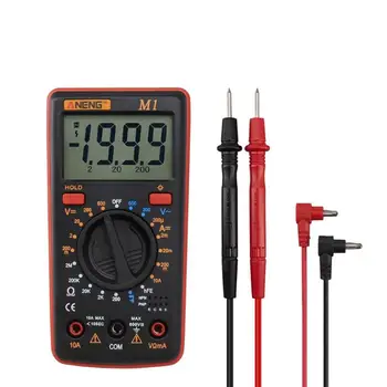 

Aneng M1 Digital Multimeter Tester Auto AC/DC Ammeter Voltmeter Resistance Portable Meter with LCD backlight