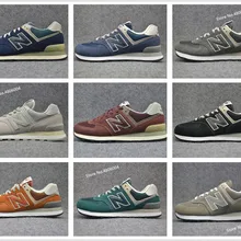 New Balance 574 NB574 классические кроссовки для мужчин и женщин спортивная обувь в стиле ретро повседневная обувь 36-44