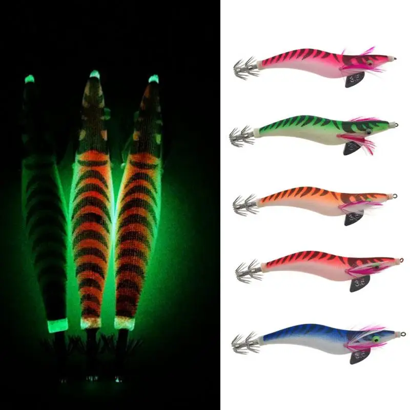 

3D Simulation shrimp Fish Bait Fishing Lures Simulation Squid Hook Lure Shrimp Sea Lures Bait Fishing Jigs 13.5cm #20