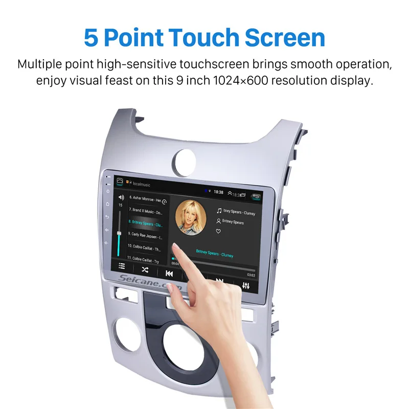 Top Seicane 9"Android 8.1 2DIN Car GPS Navi Radio Player for 2008-2012 KIA Forte MT support USB 1080P DAB+ DVR wifi-OBD2 Camera TPMS 2 Top Seicane 9"Android 8.1 2DIN Car GPS Navi Radio Player for 2008-2012 KIA Forte MT support USB 1080P DAB+ DVR wifi-OBD2 Camera TPMS 2