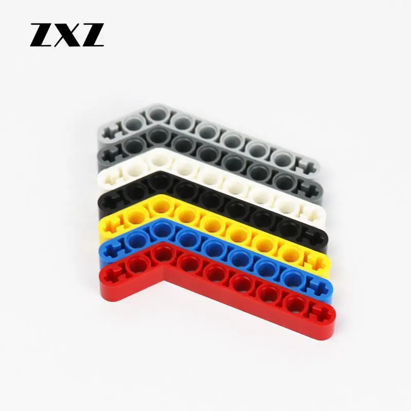 20 Pcs 기술 부품 기계 액세서리 빔 1x9 구부러진 (7 - 3) 두꺼운 32271 DIY 크리 에이 티브 소년 장난감 기술 세트