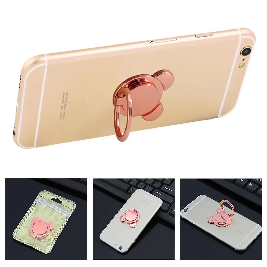 

Cartoon 360 Anti Tablet Phone Degree Mobile Animal Anti Holder Stand Phone Snatching PC Phone Ring Finger Fall Rotating