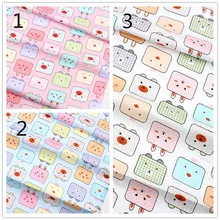 1622974, 3 стиля можно выбрать 50 см* 150 мультфильм печати сатиновая ткань, ткань, аксессуары для одежды, материалы для ручных поделок