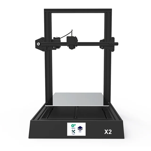Cheap X2 DIY 3D Printer Kit with 300mm*300mm*400mm Print Size Colorful Screen Connect/Power Resum Fuction Cheap X2 DIY 3D Printer Kit with 300mm*300mm*400mm Print Size Colorful Screen Connect/Power Resum Fuction