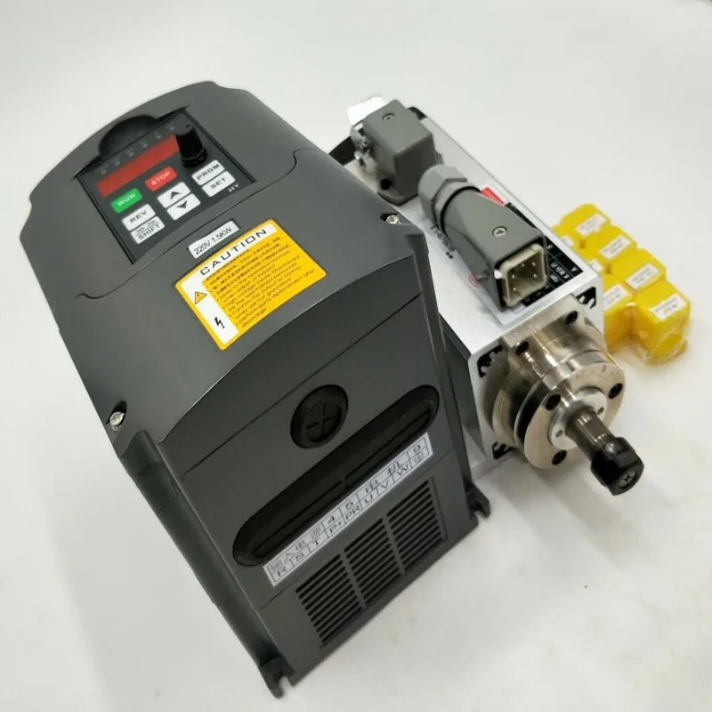

Free shipping 1.5kw air cooled spindle motor + 110V/220V /380v inverter + 1 set ER11 for CNC