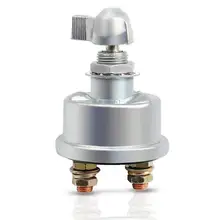 12 V 125A 2-Post Maestro Batteria Scollegare Rotary Cut Off Kill Switch Universale Auto Camion Barca Van Caravan