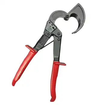 240mm2 Max Ratchet Wire Cable Cutter Copper Clamp Cutting Pliers Heavy Duty Hand Tool