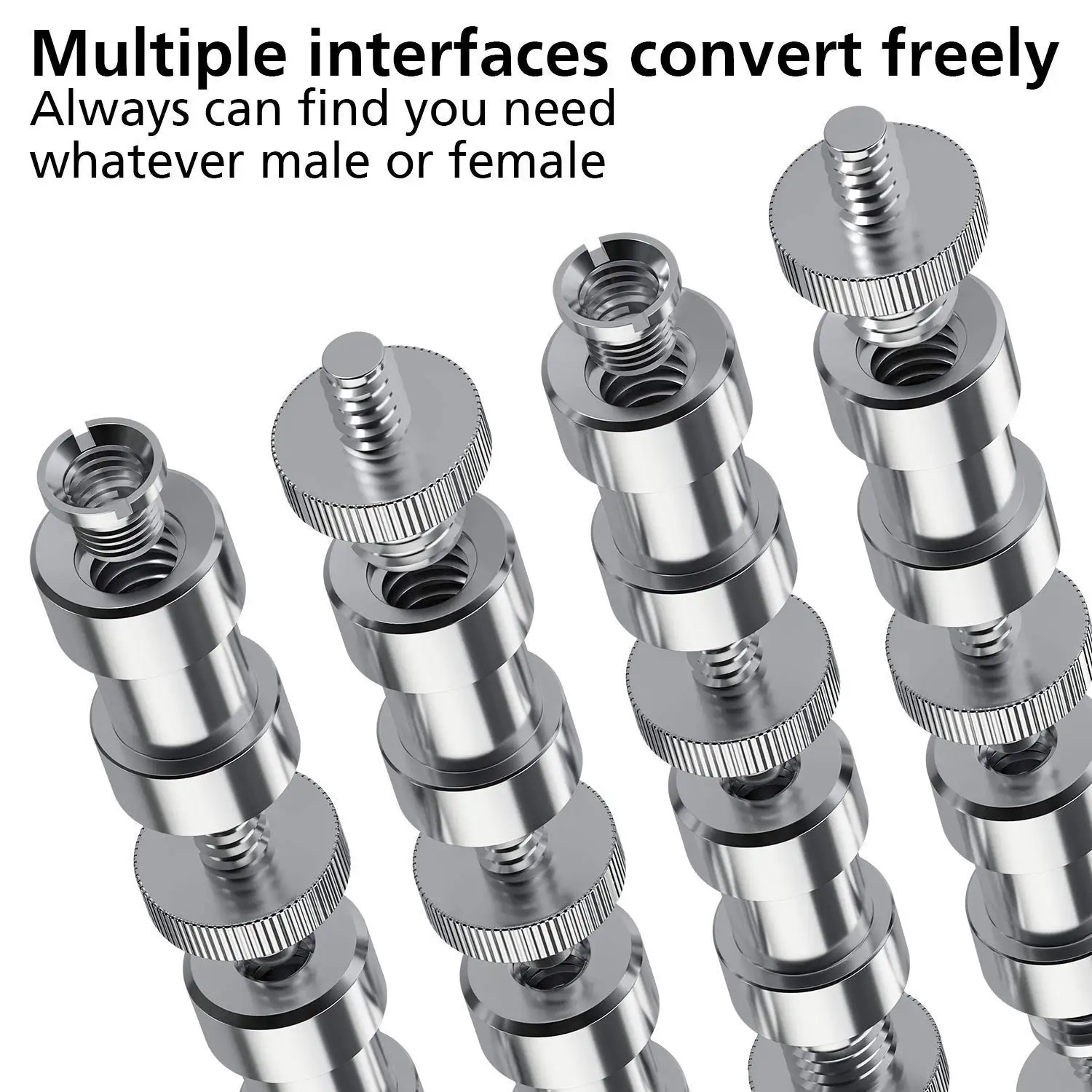  Camera Screws 22 Pcs Converter Threaded Screws Adapter Mount Set Camera/Tripod/Monopod/Light Stand/