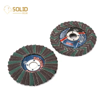 

2Pcs 4"80# Flap Sanding Disc Round Polishing Wheel for Polishing Metal Rust Removal Abrasive Tool 100mm Max 15300RPM