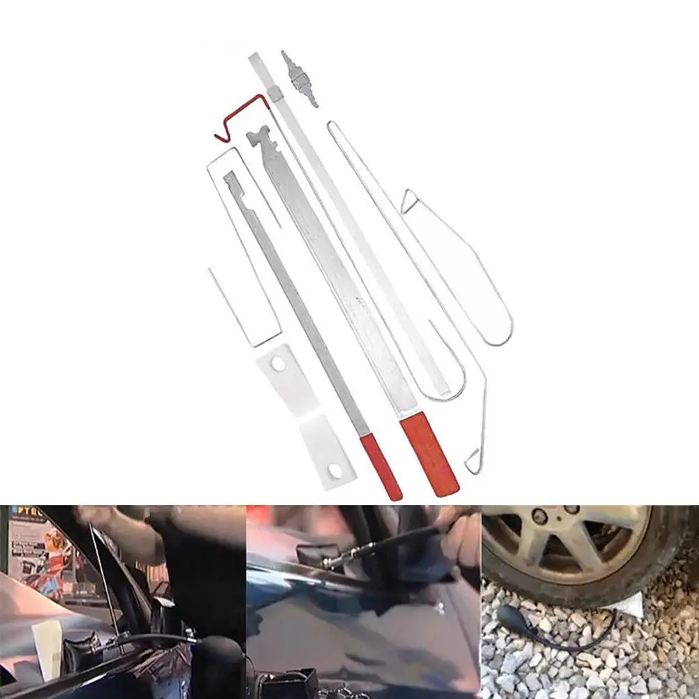 

Useful Universal Car Door Key Lost Lock Out Emergency Open Unlock Tool Kit Accessory
