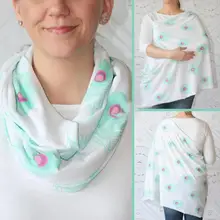 Детское автомобильное сиденье Многофункциональный эластичный шарф Грудное вскармливание хозяйственная крышка для кормления