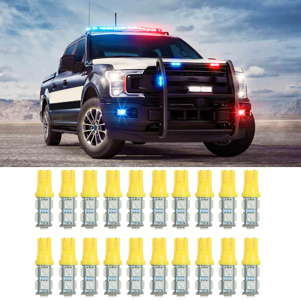 50 шт. светодиодные лампы T10 194 168 9SMD-5050 W5W | Автомобили и мотоциклы