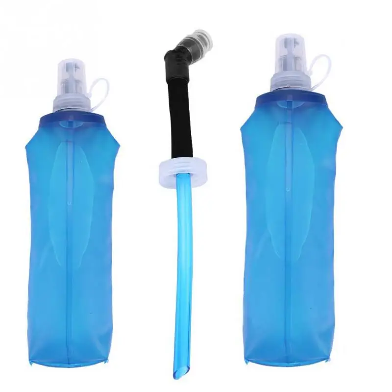 250/500ml Running Hydration Water Bag TPU Foldable Water Bag Outdoor