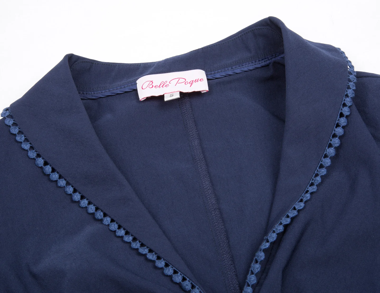 

Belle poque Vintage 60s Classic Lapel Collar High Stretch Formal Prom Cocktail