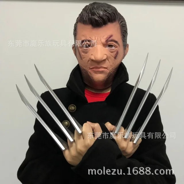 

2pcs/pair X-Men Wolverines Logan Blade Claw Paw 1:1 Cosplay Prop Halloween Cosplay Prop Super Hero Cosplay Weapons Toy