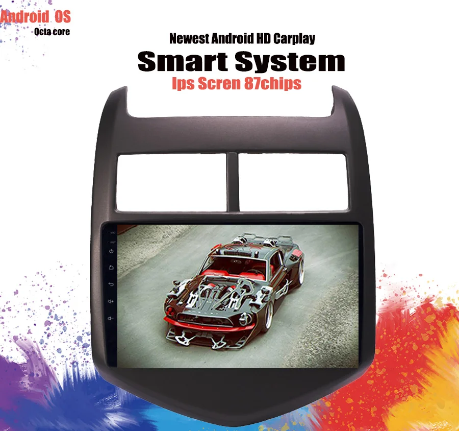 

9" android 10.0 car dvd multimedia gps navigation system for Chevrolet Aveo/Sonic 2011-2013 built-in Radio Video Bt Wifi LTE 4G
