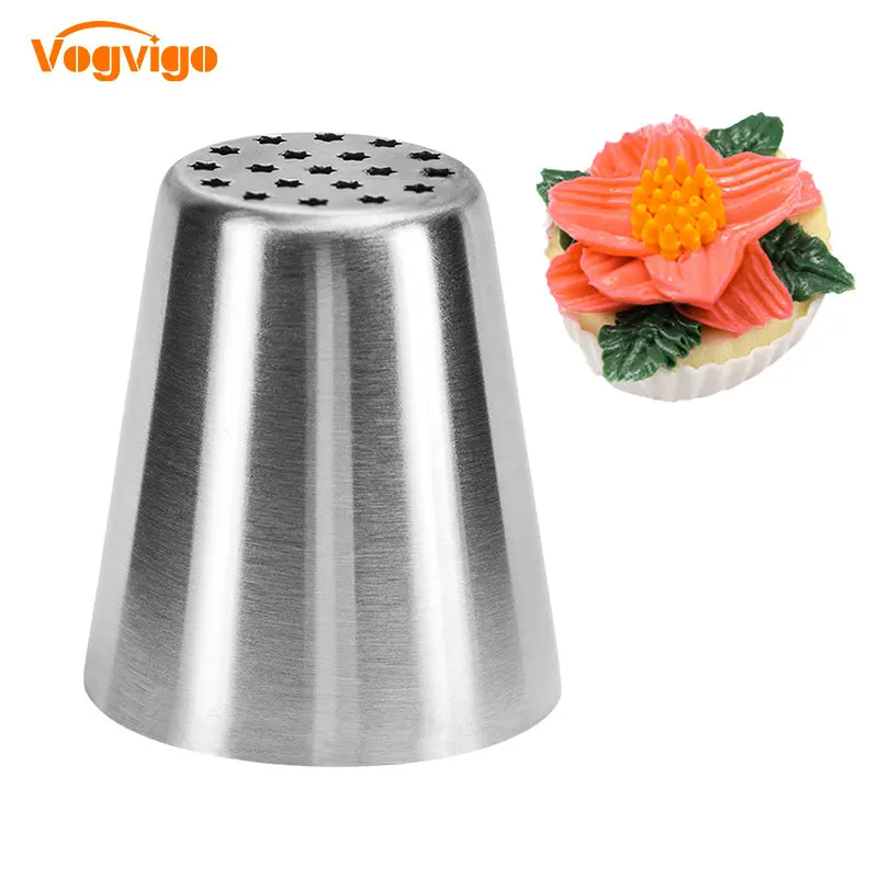

VOGVIGO Cake Decorating Tools 304 Stainless Steel Cream Nozzles Dessert Decoration Pastry Nozzles Flower Confectionery Nozzles