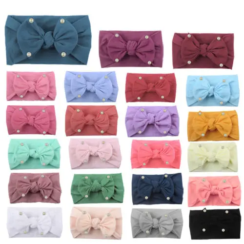 

Cute Kids Baby Girl Toddler Turban Knot Headband Hair Band Headwear Accessories