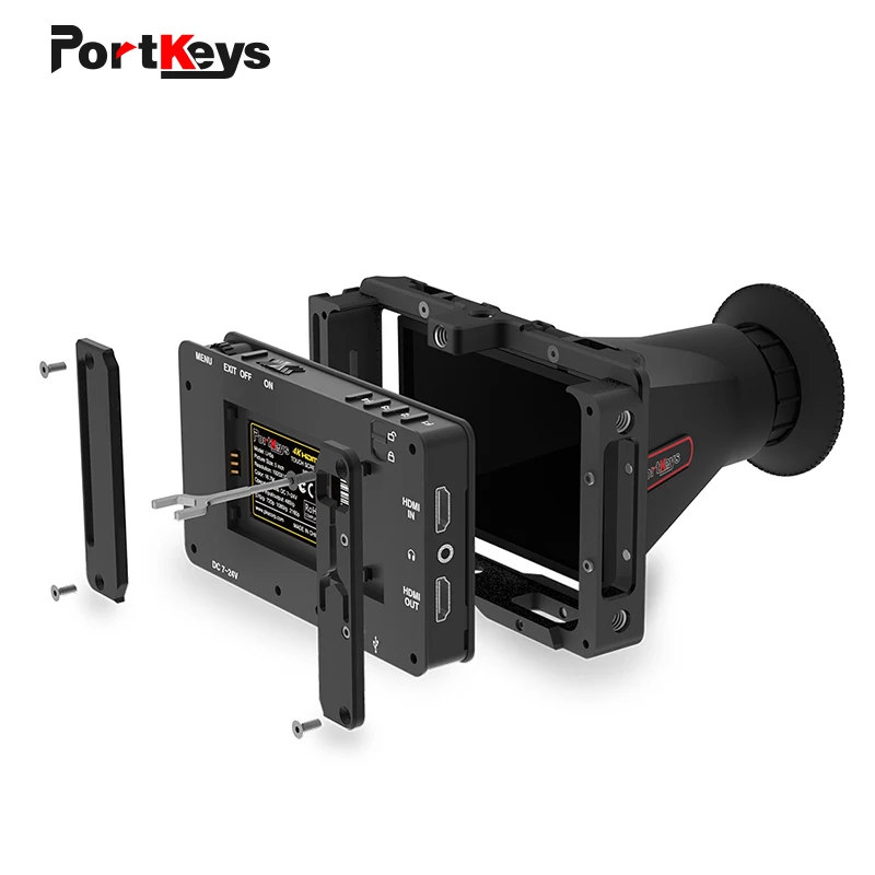 Клетка для монитора PortKeys 501S 5 &quotс видоискателем Portkeys LH5 HDR|Аксессуары фотостудии| |