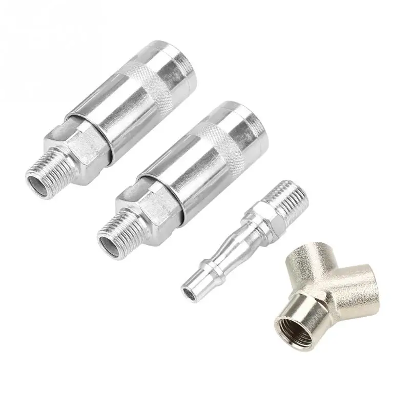 1/4 &quotBSP Y шт 3 Way/10 1 Way Пневматический Быстрый фитинг воздушный насос коннектор