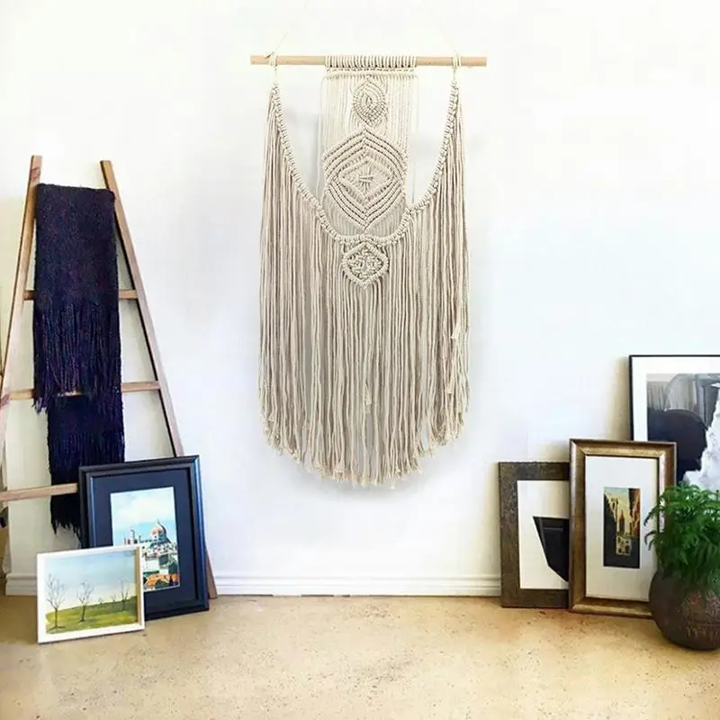 

50*120cm Handmade Macrame Hanging Decorations Bohemian Handwork wall tapestry living room bedroom wall decoration