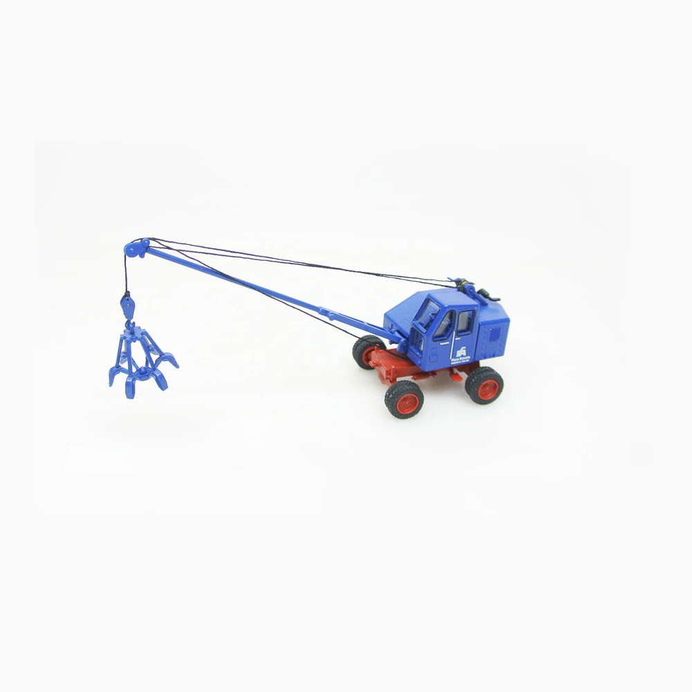 

HO 1/87 Train Model Accessories Simulation Crane Model Metal Shell Construction Vehicle