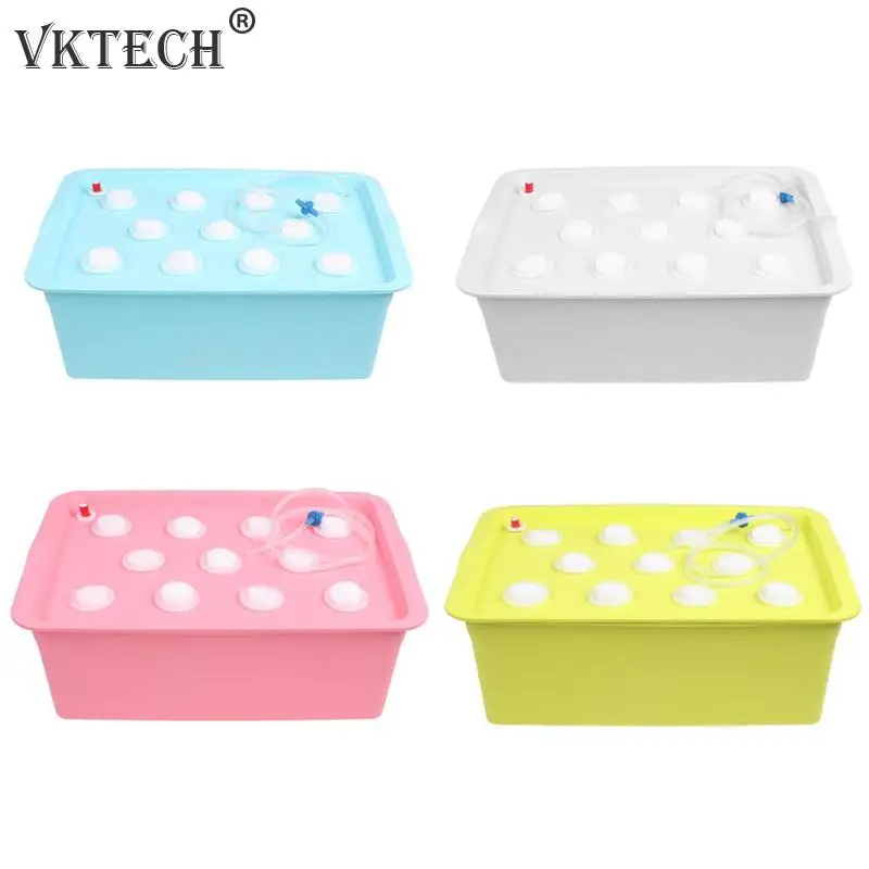 11 Holes Hydroponic System Garden Pots Planters Indoor Garden Plant Seedling Box Grow Kit Nursery Pots Plant Site US UK Plug 11 Holes Hydroponic System Garden Pots Planters Indoor Garden Plant Seedling Box Grow Kit Nursery Pots Plant Site US UK Plug