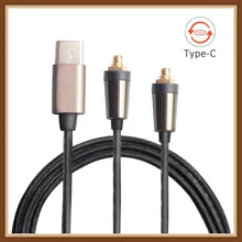 Okcsc Type C Earphone Cable Mmcx Headphone Cords Button Control W Mic For Xiaomi 6 Huawei P20 Htc U11 Plus Sony Xperia Xz2