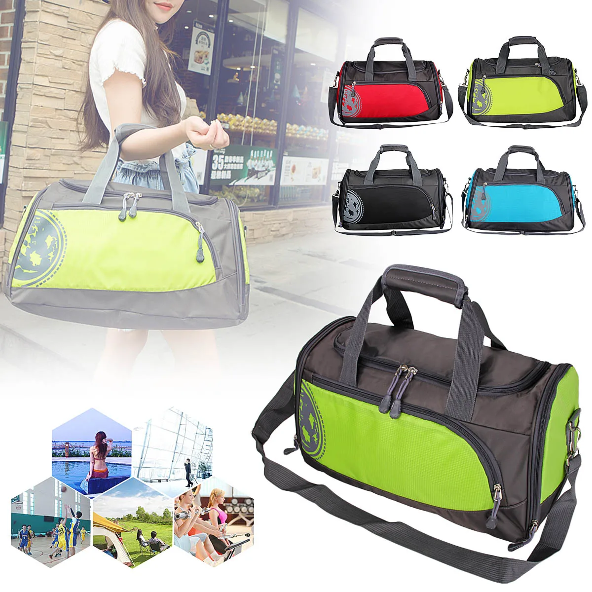 

Large Capacity Mens Women Sports Bags for Fitness Football Outdoor Travel Camping Backpack Training Gym Bag Yoga Handbag