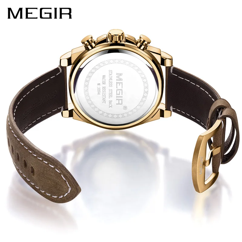 Relojes, MEGIR часы, мужские Модные Спортивные кварцевые часы, мужские часы, Топ бренд, Роскошные водонепроницаемые часы, часы Relogio Masculino