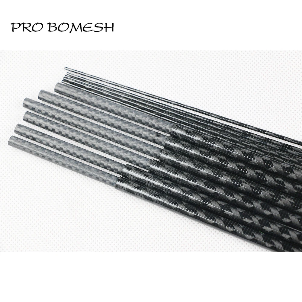 

Pro Bomesh 2 Blanks 1.98M L ML 2 Section 30T Carbon Fiber Xrays Wrapping 3K Carbon Spigot Bass Rod Blank DIY Rod Building