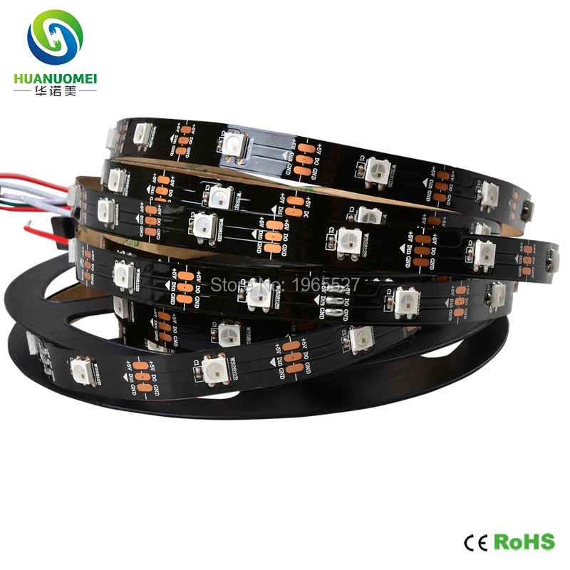 5 м 30 светодиодный s/M SK6812 RGB пиксель полосы 5050 SMD цифровой гибкие светодиодные