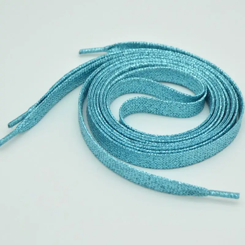 

80cm High Quality Sneakers Shoelaces Fashion Sports Casual Shoe Lace Solid Color Shimmery Flat Shoelace Cordones Zapatilla