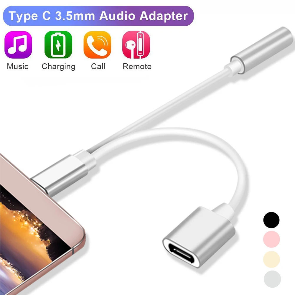 Jetjoy 2 в 1 usb type C до 3 5 мм стерео разъем для наушников Aux аудио USB кабель с