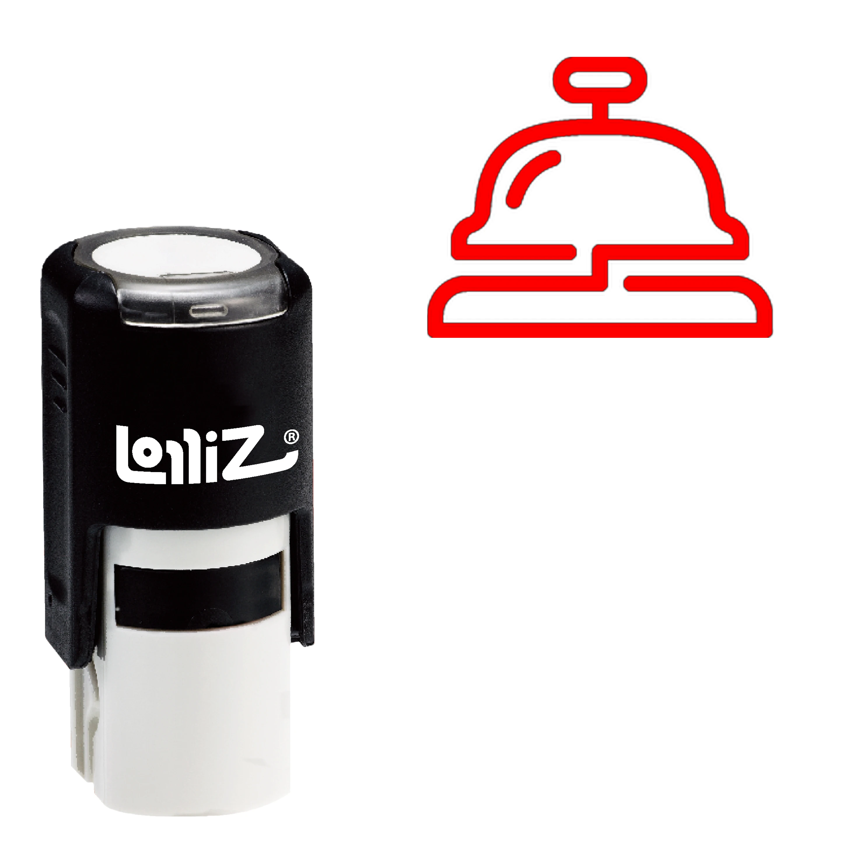 

LolliZ Bell Self-Inking Rubber Stamp - Modern Symbol Series