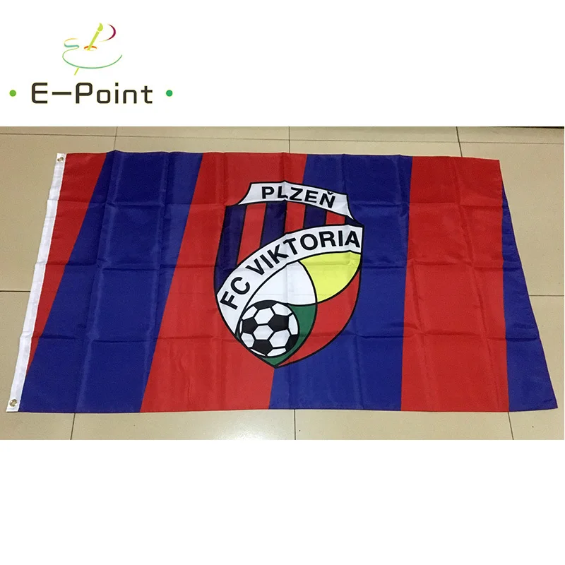 Чешская Республика FC Viktoria Plzen 3 фута * 5 футов (90*150 см) размер рождественские