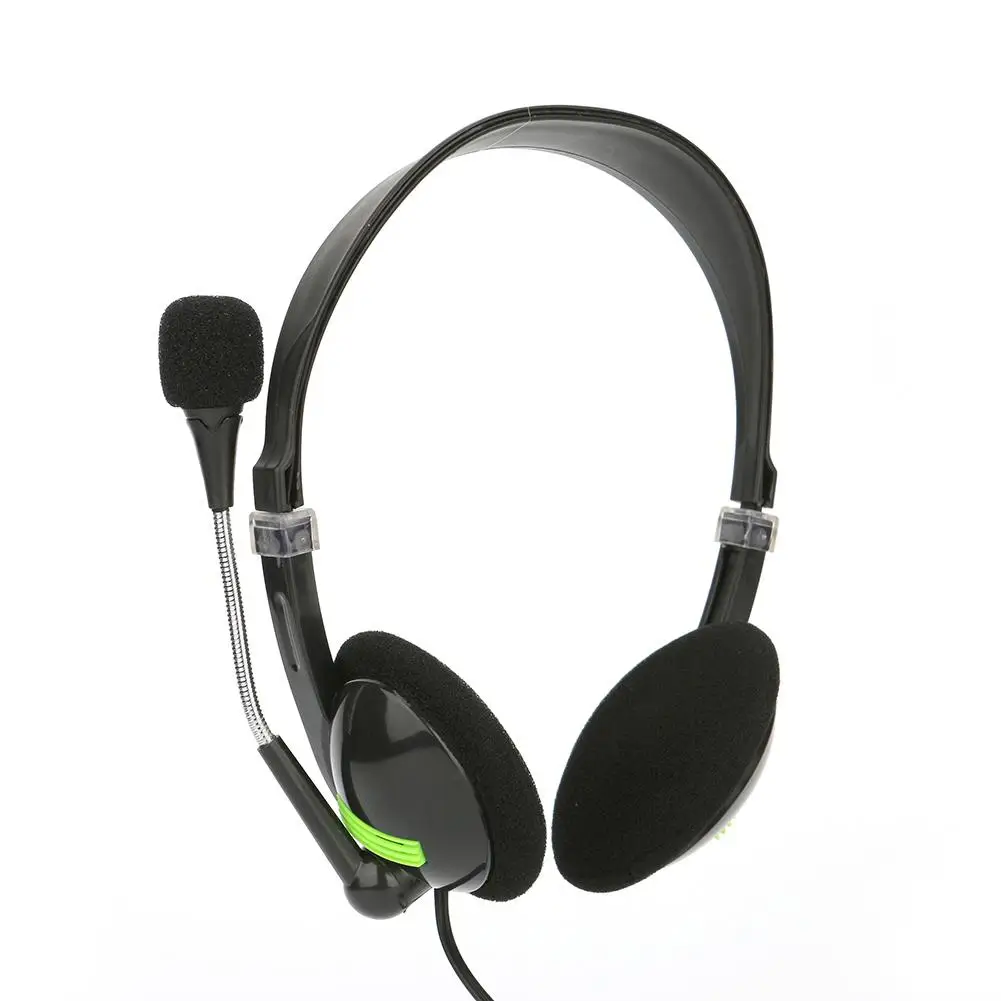 

Head-mounted Computer Wired Headset Comfortable Portable Clear Sound Quality Game Voice With Microphone Brand New Headband