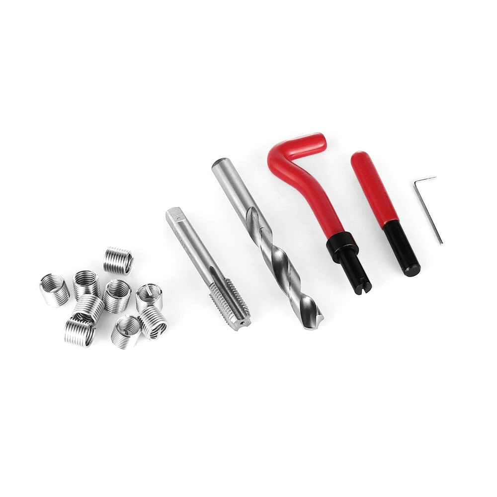 30 шт. Набор для ремонта метрической резьбы M5 M6 M8 M10 M12 M14 Helicoil Car Pro Coil Tool * 0 8
