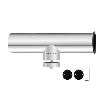 

Boat Stainless Steel Fishing Rod Holder Clamp On For 19mm-25mm Rail Mount