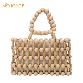 

Women Vintage Natural Bamboo Bag Mini Outdoor Summer Beach Clutch Travel Handbag Causal Crossbody Shoulder Bags For Girls Bolsas