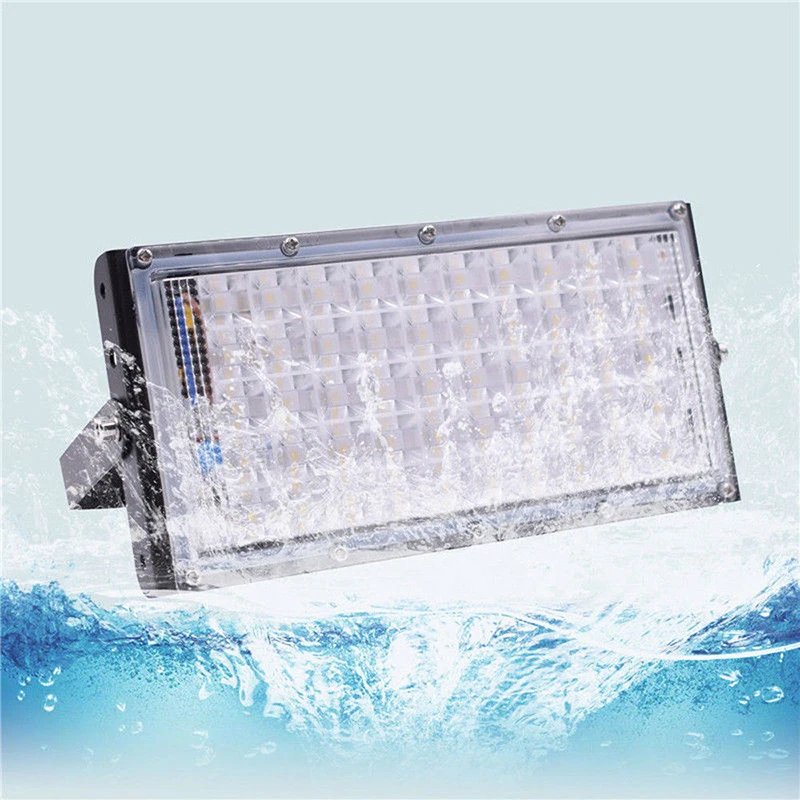 50LED 50W 220V LED Flood Light Spotlight Wall Outdoor Home Garden Lamp
