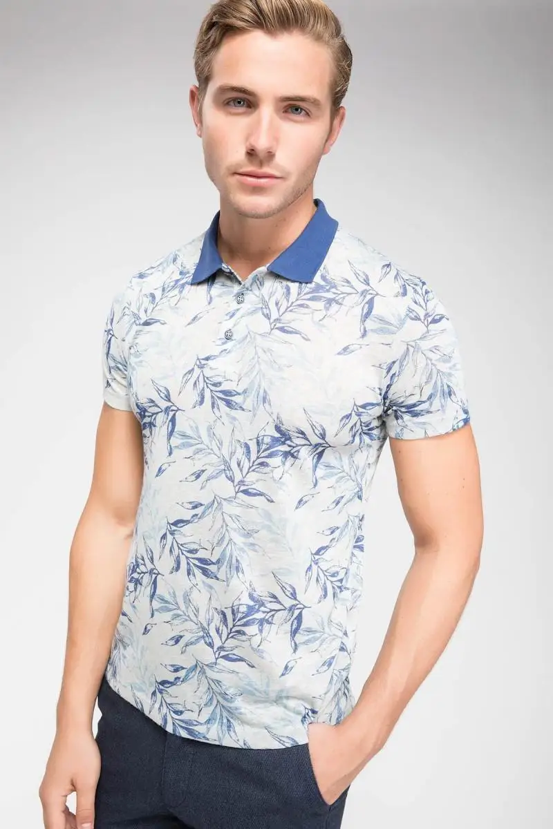 Дефакто мужские поло Slim Fit Футболка K1918AZ. 18SM. TR328|Футболки-поло| |