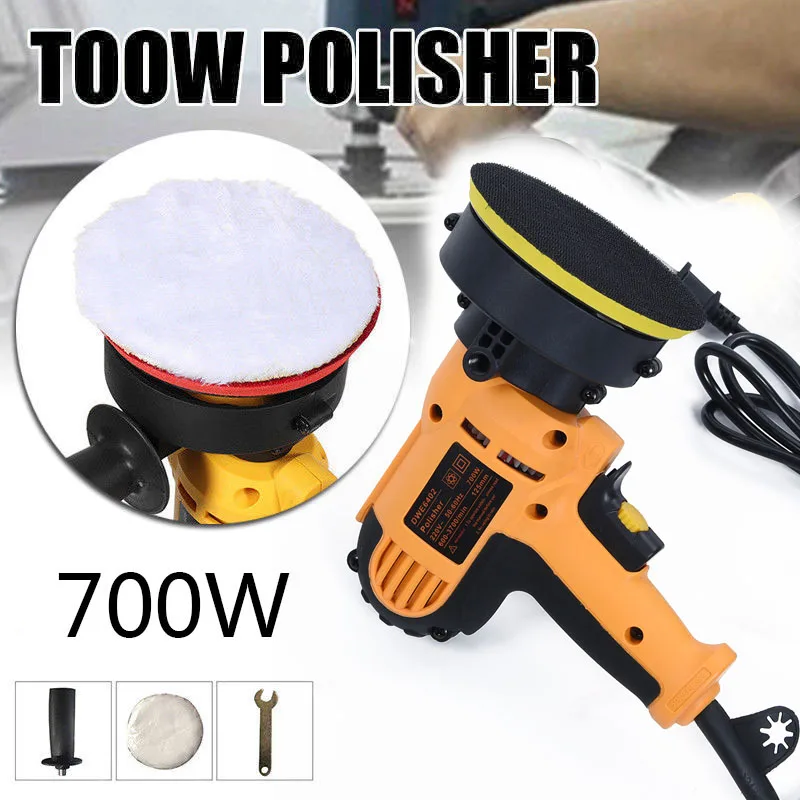 

700W Car Polisher Waxer Tool Electric Polishing Buffing Waxing Machine 220V Car Paint Care Tool
